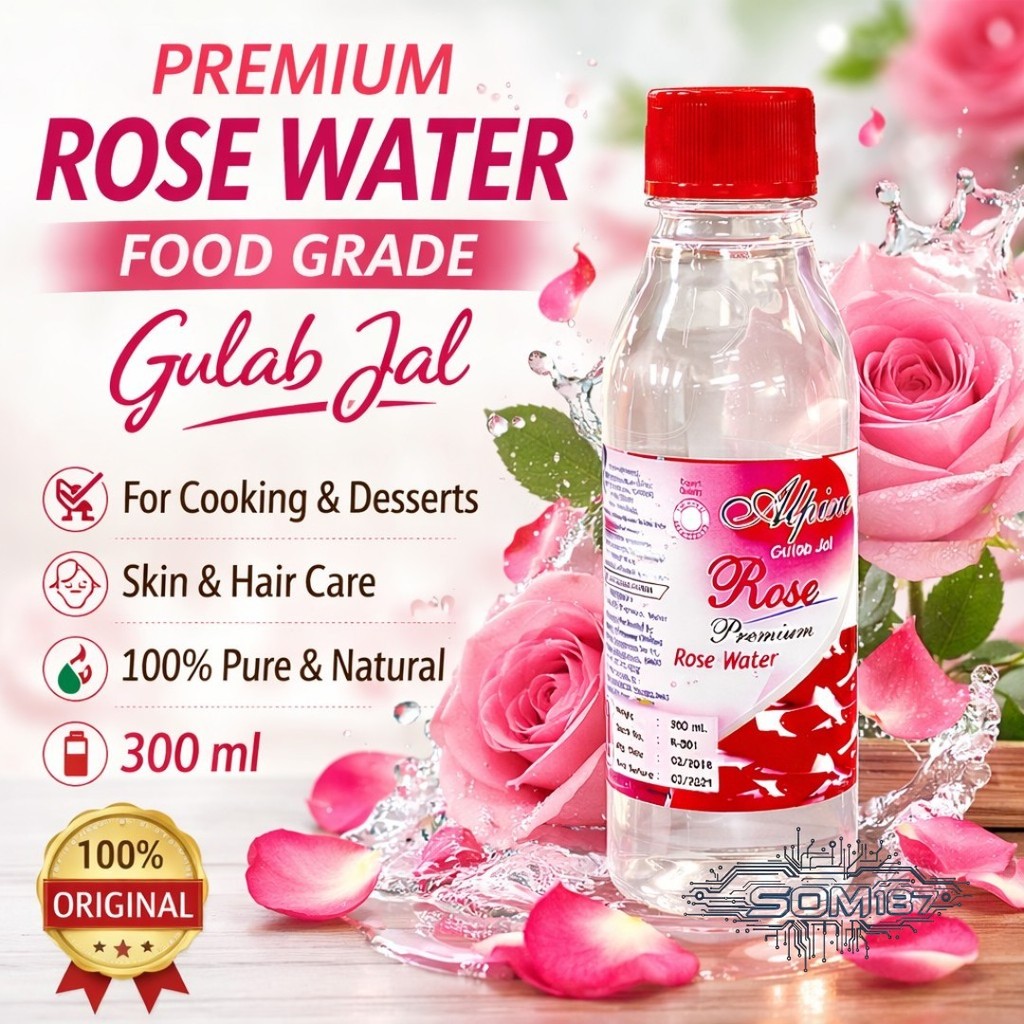 Rose Water (Gulabjal)300 ml อัลไพน์ น้ำกุหลาบ 300 มล.
