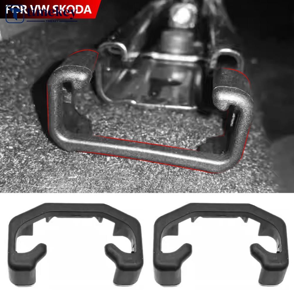 TIMEKEY 2 ชิ้นรถที่นั่งเลื่อน Rail Blanking Caps Part 5J788147747ชม. 5N08813475ND881347 การป้องกันปล