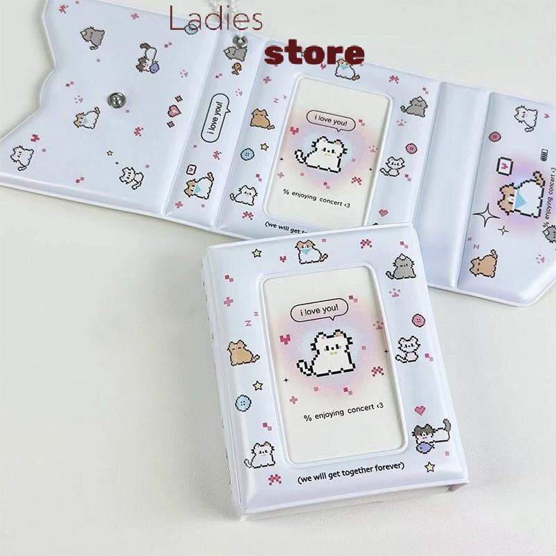 KTH 3 นิ้ว 40 ช่องการ์ดรูปถ่ายผู้ถือ Kpop Binder ไอดอลโปสการ์ด Lomo Card อัลบั้มรูปสะสมการ์ด Binder 