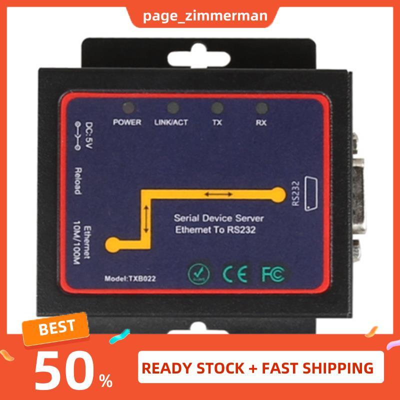 In Stock Industrial Modbus Serial RS232 RS485 RS422 to Ethernet Converter อุปกรณ์แปลงพลาสติก Server 