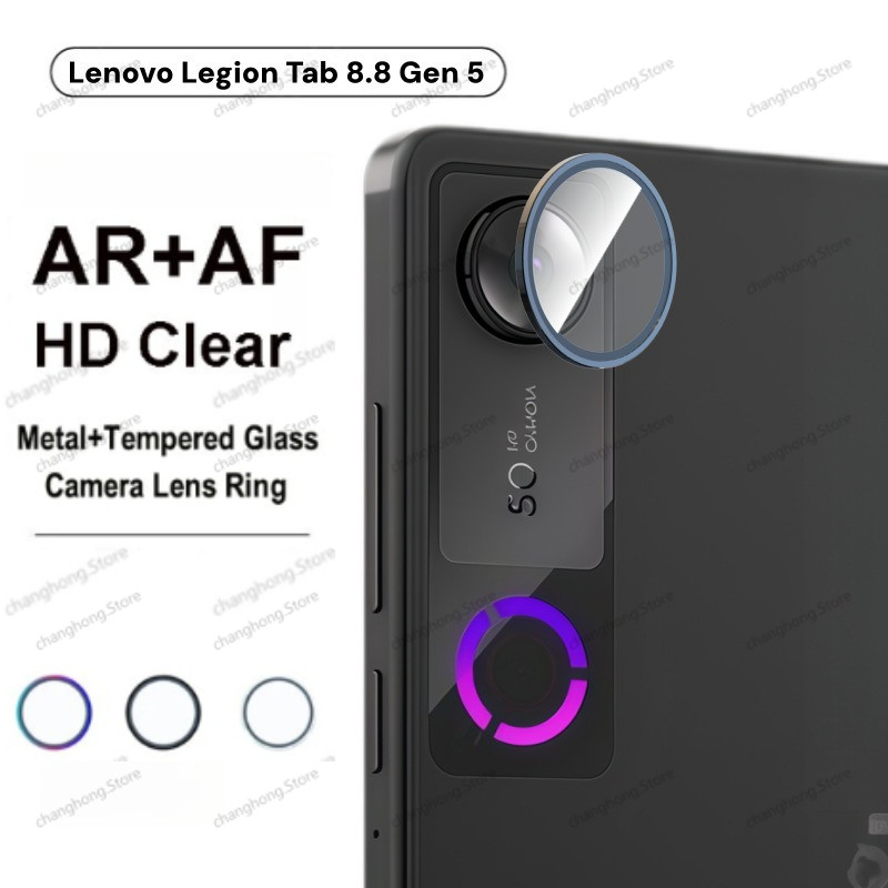 สําหรับ Lenovo Legion Tab 8.8 Gen 5 2026 TB323FU Glitter แหวนกระจกนิรภัยกล้องเลนส์ Protector Legion Y700 Gen5 5th 8.8 นิ้ว