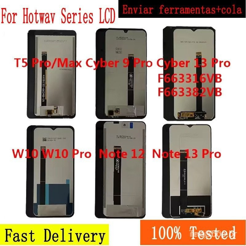 Hotwav Cyber 9 Pro Cyber 13 Pro Cyber W10 Note 12 Note 13 Note 12 Cyber 8 LCD Touch Screen Replaceme
