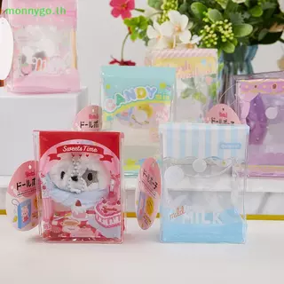 Monnygo น่ารัก Mini Plush ของเล่นเก็บกระเป๋า Kawaii ตุ๊กตา PVC โปร่งใสกระเป๋าสี Goody กระเป๋าแบบพกพาของเล่นเด็กของขวัญสําหรับสาว TH