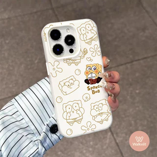 การ์ตูนสปองบ็อบกับแพทริก ใหม่ 2 ใน 1 ปกนุ่ม OPPO Reno 8T 15F 15 15F 5 11 10 12 13F 12F 5z 6 6z 13 14 14F 13F