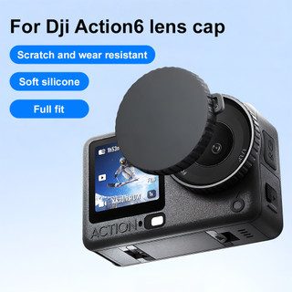 ชุดสำหรับ DJI Osmo Action 6/5Pro/4/3 กีฬากล้องเลนส์ฝาครอบป้องกันกันฝุ่นและฤดูใบไม้ร่วงสําหรับ DJI Action 6 อุปกรณ์เสริม