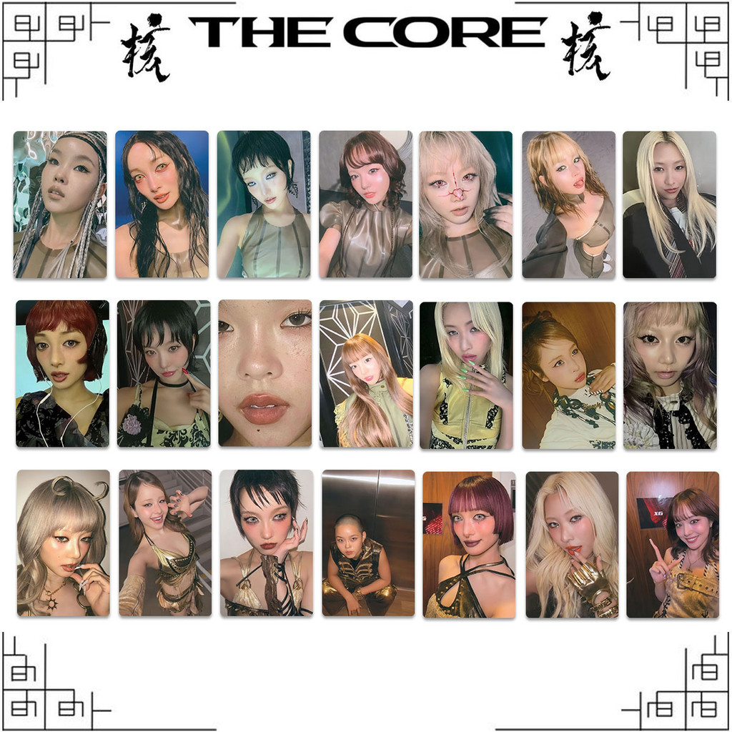 7pcs XG THE CORE AWE WOKE UP ใหม่ DNA สารส้ม KTOWN4U การ์ด Lomo การ์ด BENEFIT การ์ด KPOP Photocard J