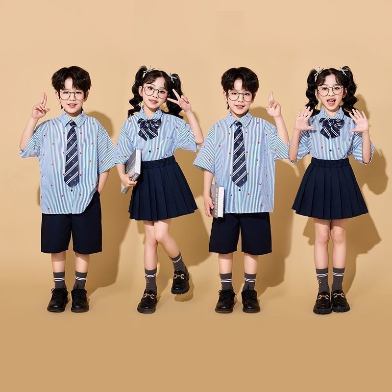 ชุดนักเรียนเด็ก ZC311 เสื้อน่ารักสำหรับการแสดงและการใช้งานประจำวัน