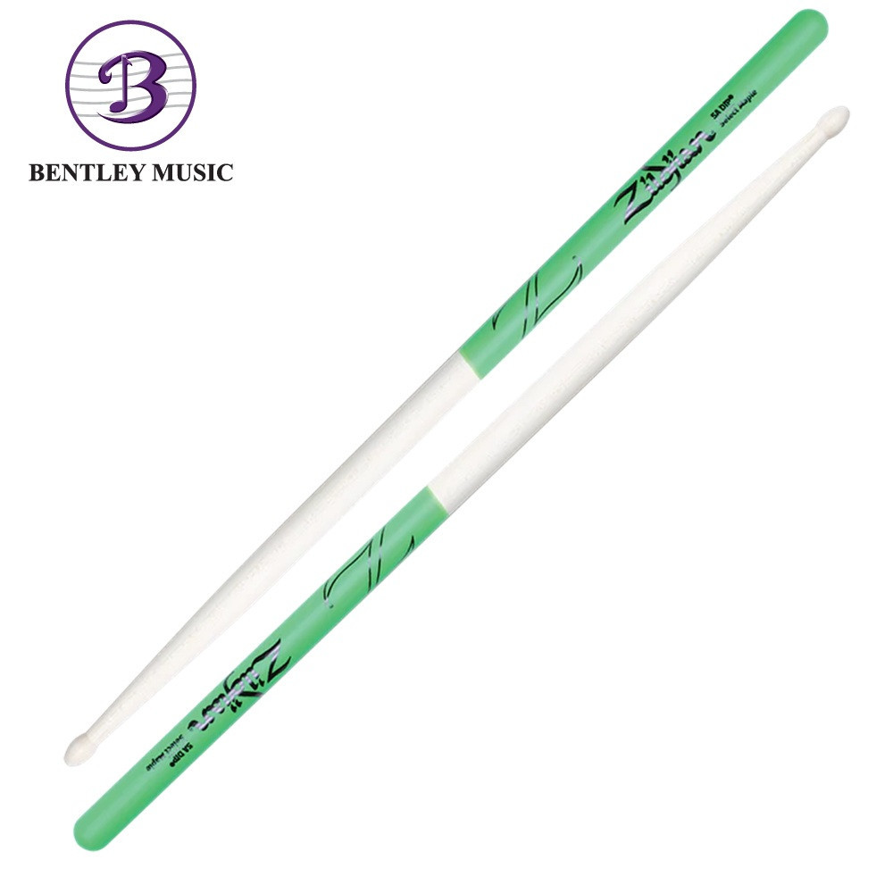Zildjian Z5AMDG Dip Series 5A Maple Green Dip Drumsticks