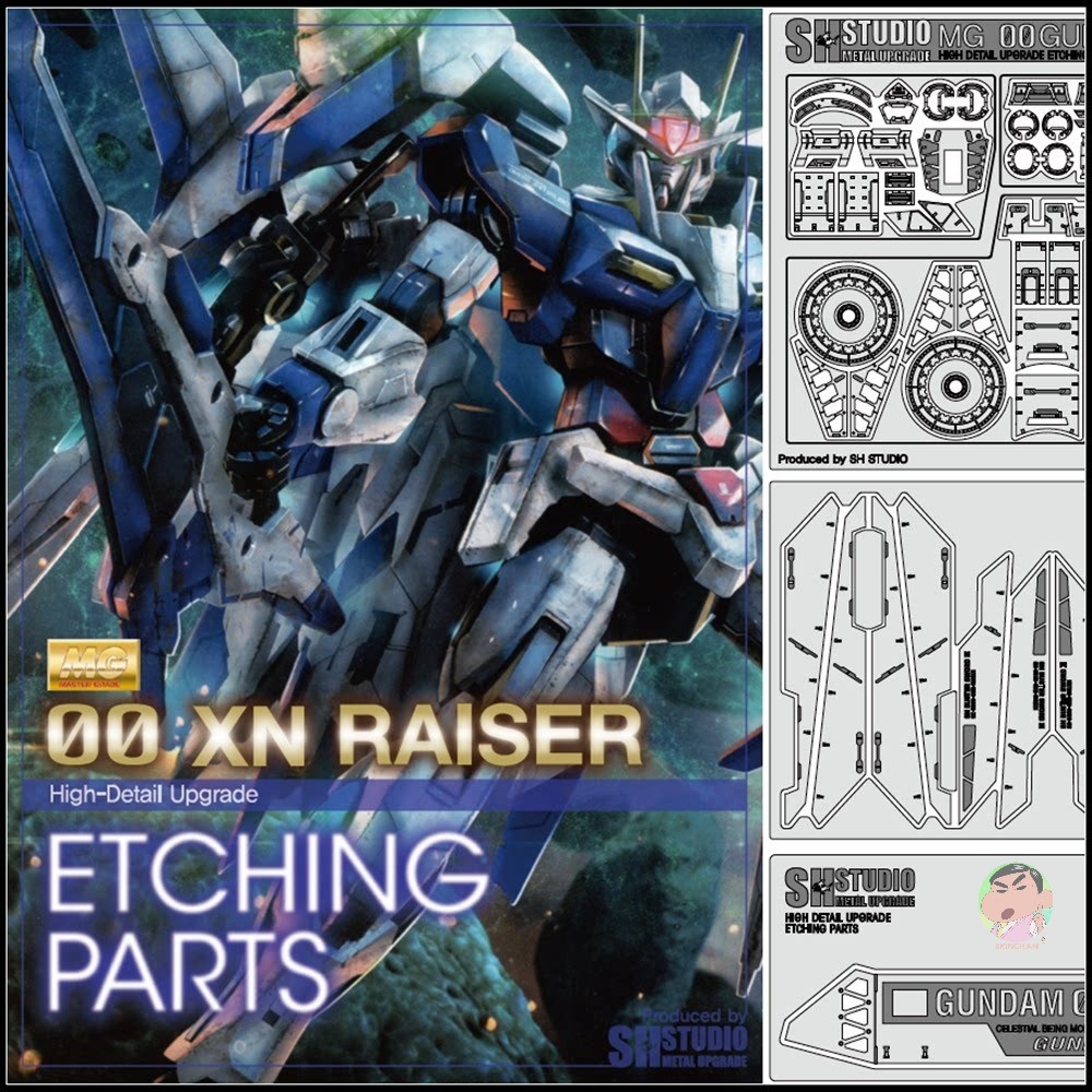 SH STUDIO MG 1/100 XN Raiser 00 GUNDAM รายละเอียดสูงอัพเกรด Etching Parts