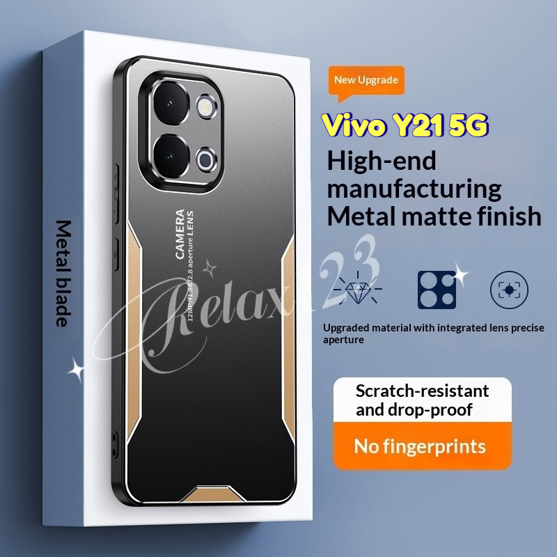 สําหรับ Vivo Y21 5G vivo Y21 Y21d VIVO Y21 Y21D VivoY21 Vivo Y 21 5G 4G ปลอก 2026 หรูหราเลเซอร์แกะสล