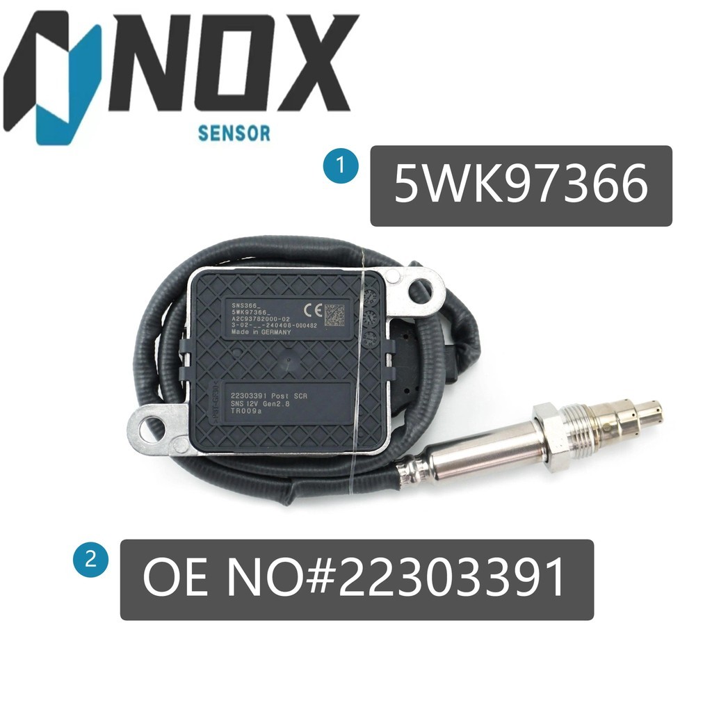 5WK97366 22303391 12V 5WK9 7366 เซนเซอร์ออกซิเจนไนโตรเจน Nox Sensor สําหรับรถบรรทุก Volvo C70 VNL VN