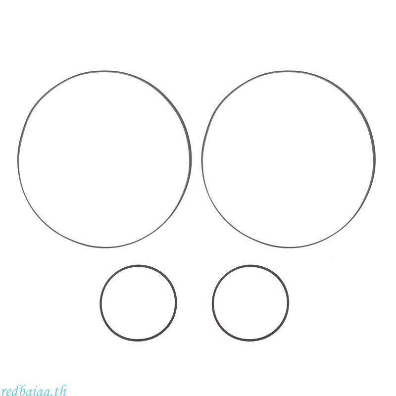 เข็มขัดไดรฟ์ redbaiaa เปลี่ยน 4 แพ็คเข็มขัดยางซ่อมสําหรับ TC-WR520 TC-WR565 FH E8X H4800 ดาดฟ้าเทปคา