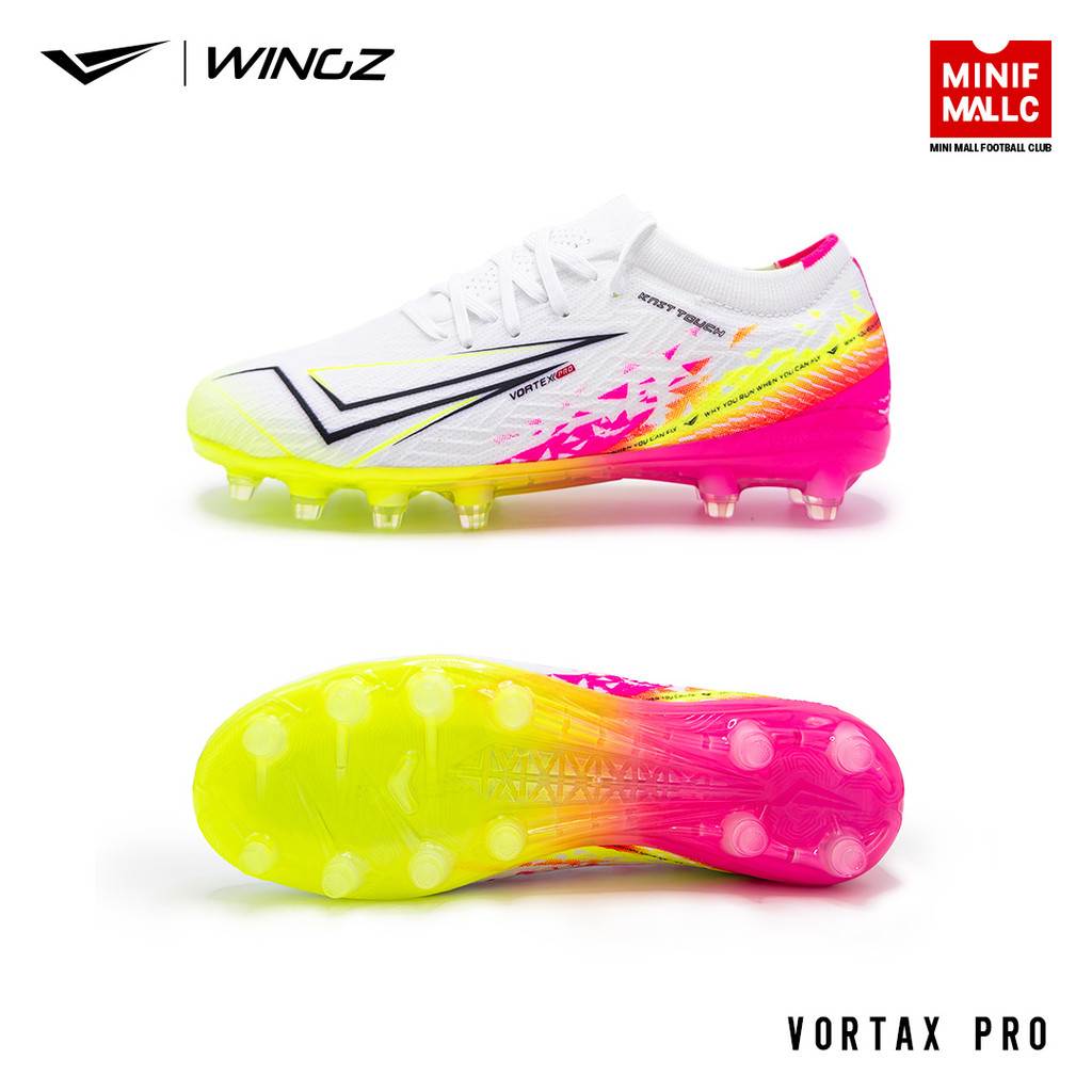 รองเท้าสตั๊ด Wingz รุ่น Vortex New Collection 2025 รองเท้าฟุตบอล กระชับเท้า น้ำหนักเบา สวมใส่สบาย MINI MALL FOOTBALL CLU