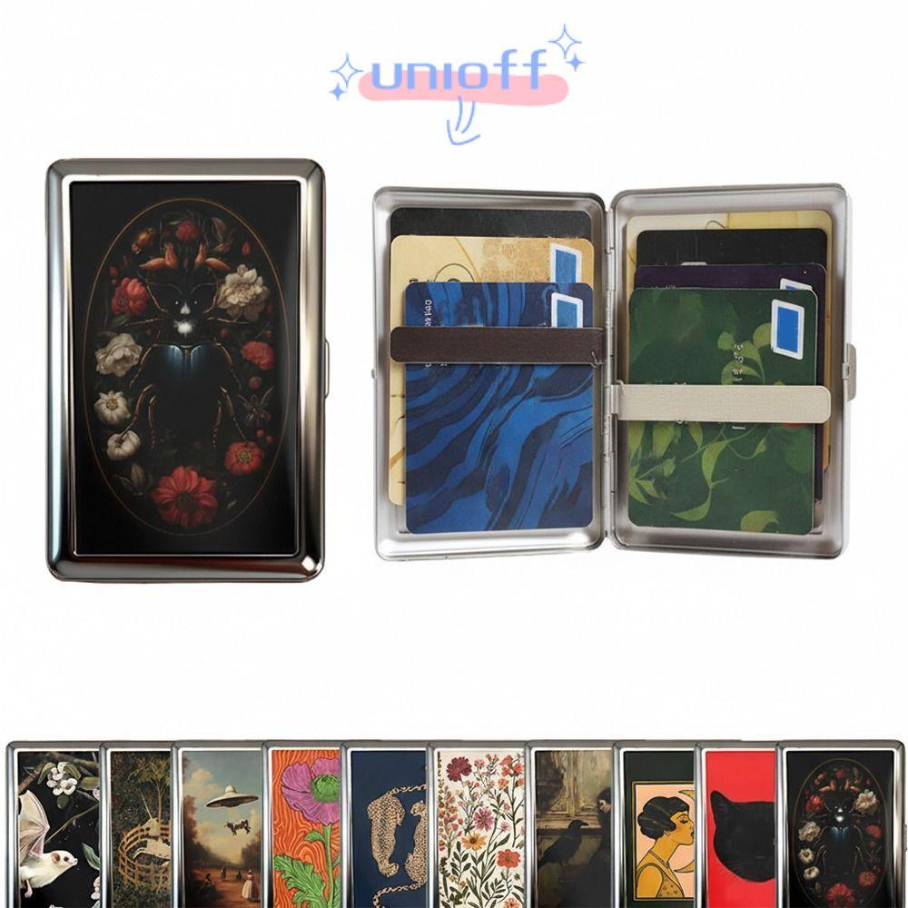 UNIOFF Vintage Card ,การออกแบบอเนกประสงค์วัสดุโลหะ,Elegant Multi-function Vintage-Style Easy Snap Ca