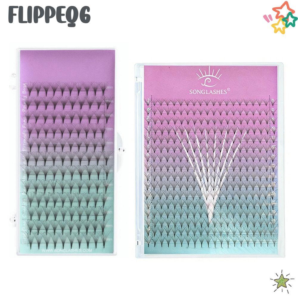 FLIPPEQ6 ขนตาปลอม, 6D Volume PBT วัสดุขนตาปลอม, อุปกรณ์ขนตา 8D Volume Sharp Thin Volume แฟนช่างแต่งห