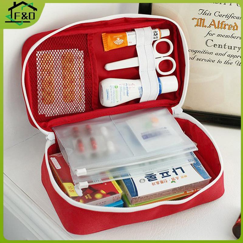 F&O Outdoor Travel Portable Medical Storage Bag Large Capacity Oxford Home Medicine Pill First Aid K