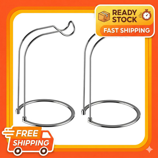 siawadeky reel stand, set of 2, stainless steel spinning reel rack, assembled, fishing reel holder, 