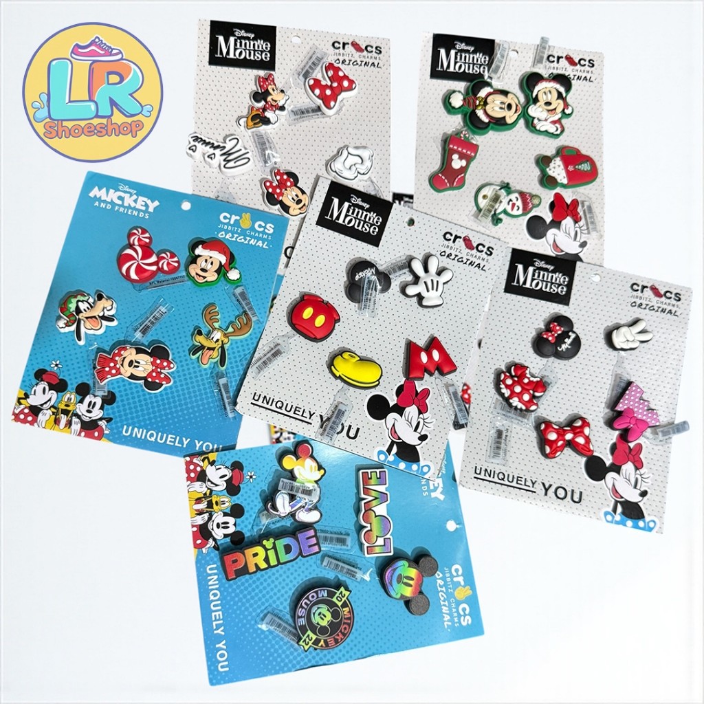 ตัวติดรองเท้า เซ๊ต 5ชิ้น ส่งจากไทย Jibbitz shoes charm ชุดการ์ตูนน่ารัก มีพร้อมส่ง