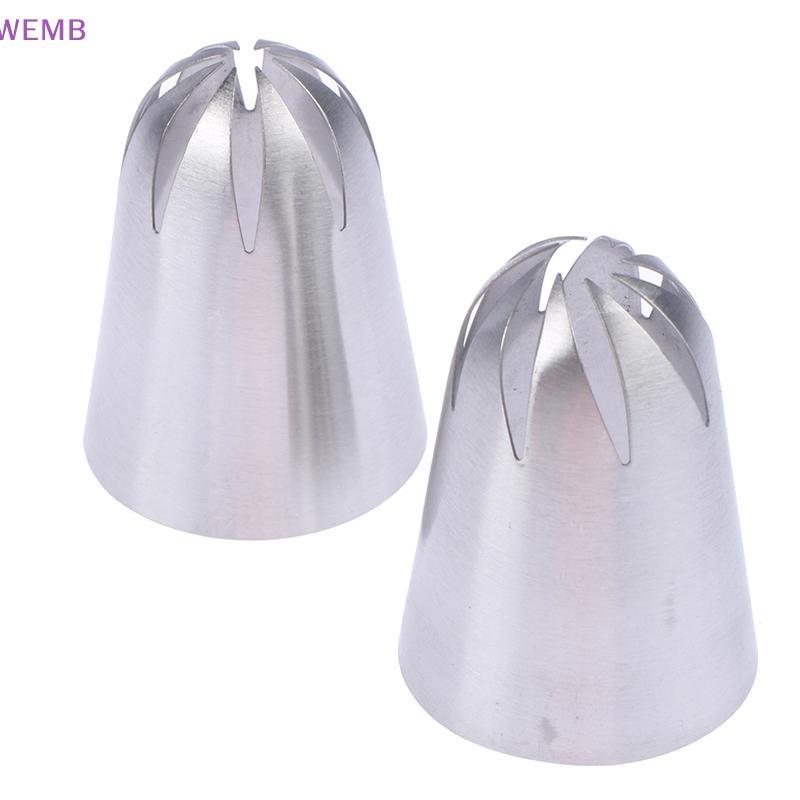 WEMB 2PCs เคล็ดลับ Pastry ครีมหัวฉีด Icing Piping ชุด Decor Cupcake เค้กเบเกอรี่เครื่องมือใหม่
