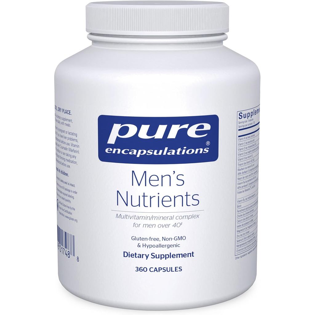 Pure Encapsulations Men's Nutrients - Multivitamin Mineral Supplement to Support Energy, Endurance &