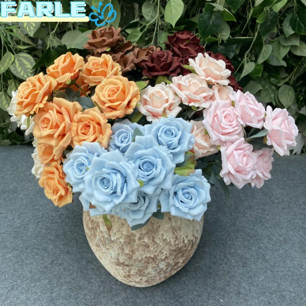 FARL Camellia Rose Accessories Party Wedding ดอกไม้ประดิษฐ์