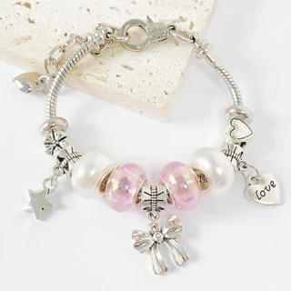 CQ CHIC [5163] Love Energy Bunny Ear Bracelet สร้อยข้อมือผู้หญิงแบบปรับได้ของขวัญวันเกิดเครื่องประดับของขวัญ