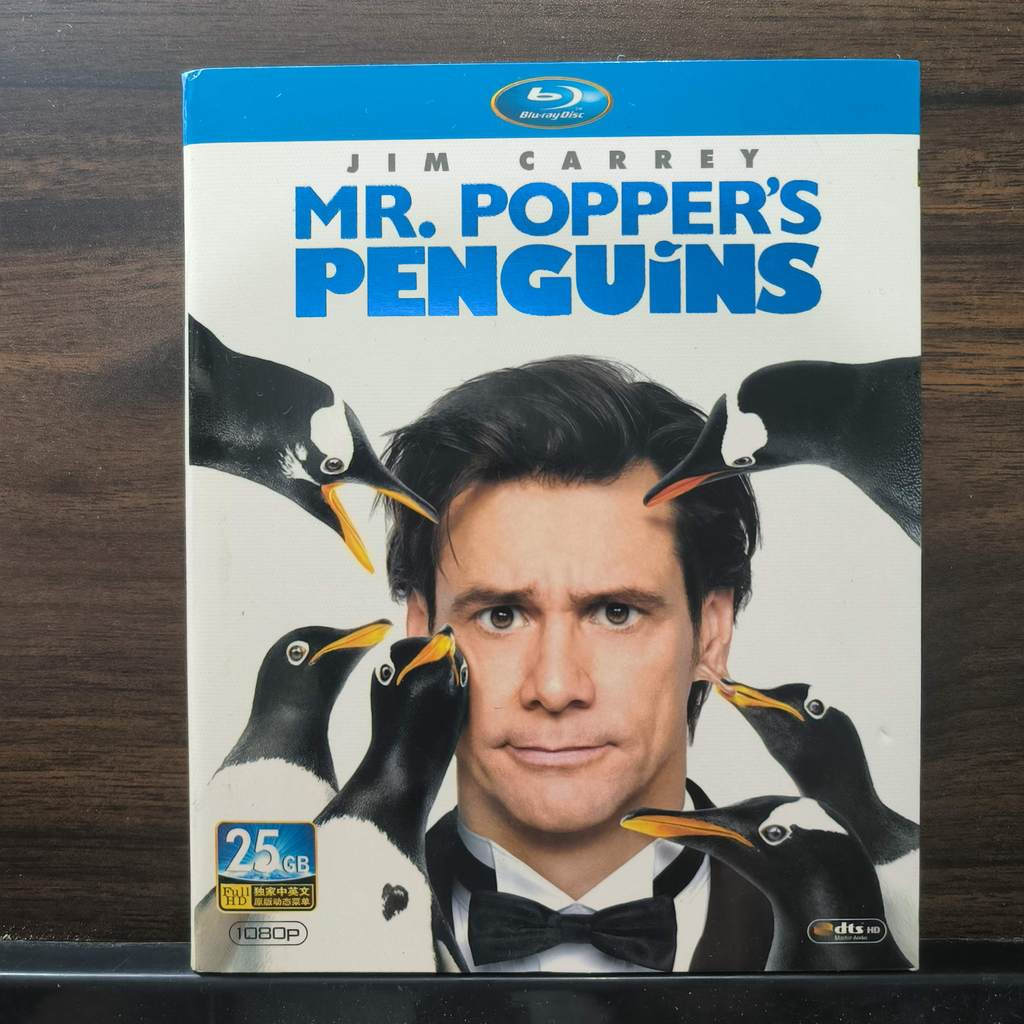 แผ่นบลูเรย์ ฟิล์มอเมริกัน Mr. Poppers Penguins (2011) Blu-ray BD25 Eng Zh โปรตุเกสสเปนไทย Viet Jap ย