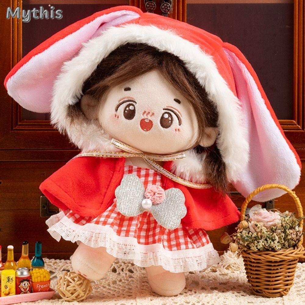 MYTHIS Doll Clothing Set, Pretty Nifty 20cm Cotton Doll Dress, Doll Accessories Cute Doll Outfit