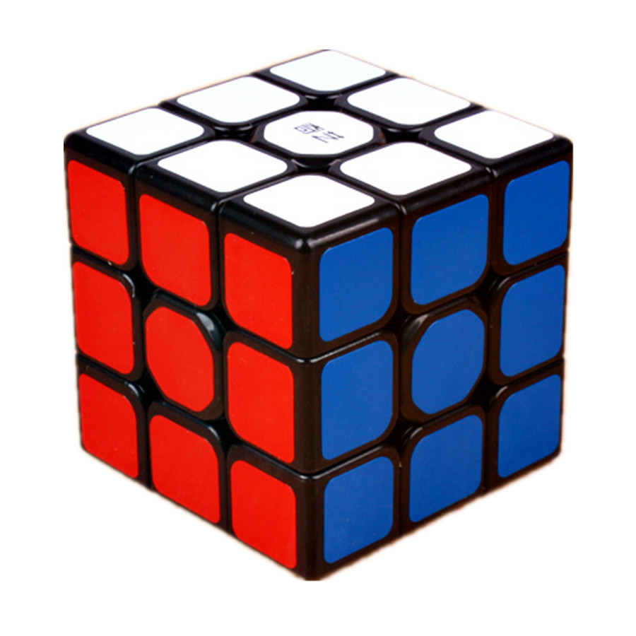 QiYi QiHang Warrior M 3x3 Magic Cubes White Black Speed Puzzle ​Professional Cubo Magico Toys Birthday Christmas Gifts F