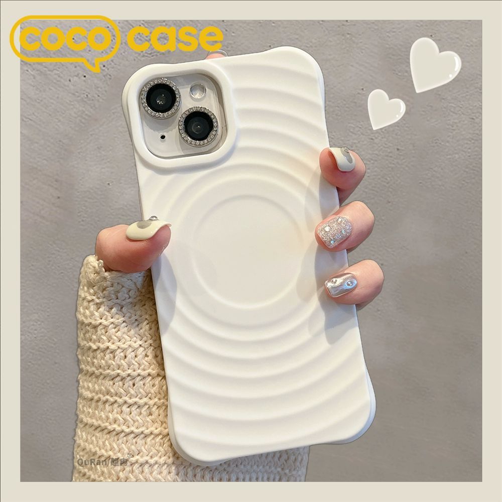 แม่เหล็กดูด เคส iPhone เคสไอโฟน ลายคลื่น 4 มุมหนา ป้องกันตก  ซิลิโคนนุ่ม ทุกรุ่น ใหม่ สวยงาม ใช้งานสะดวก