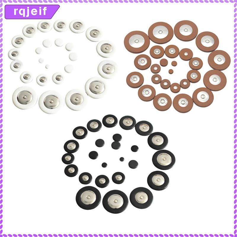 [rqjeif] Alto Saxophone Pads ครอบคลุม 25 ชิ้นชุดสําหรับอุปกรณ์เสริมสําหรับ Alto แซ็กโซโฟน Upkeep