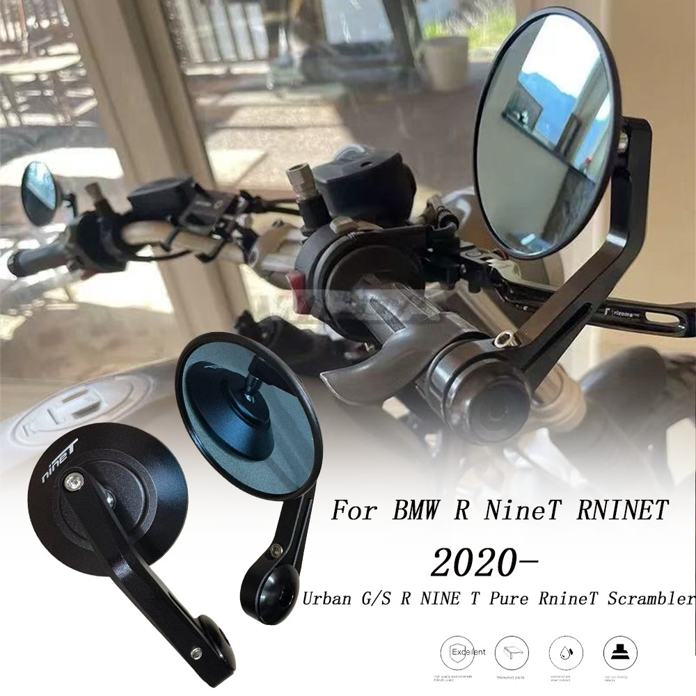 O-กระจกมองหลังสำหรับมอเตอร์ไซค์ BMW R NineT 719 Pure Scrambler Urban GS Rninet E9 ติดปลายแฮนด์ ซ้าย-