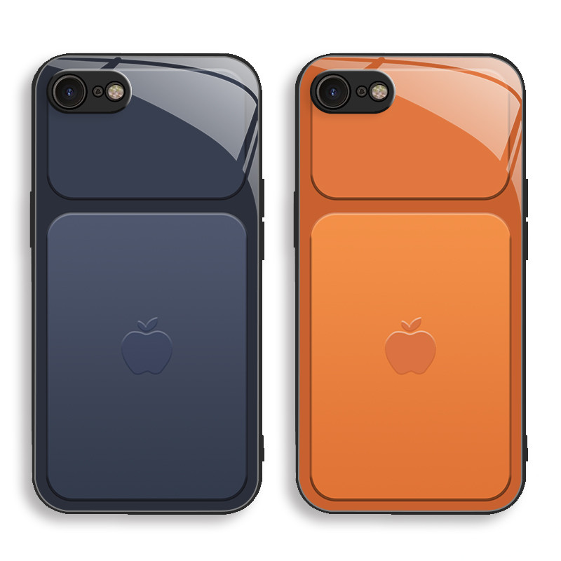 เข้ากันได้กับ [iPhone 5s] เคสโทรศัพท์กระจกซิลิโคน HD-Tech Minimalist ประณีต