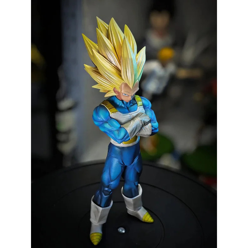 VF ในสต็อก 33 ซม.Dragon Ball Z SSJ3 Vegeta รุ่น Super Saiyan 3 Vegeta Action Figure รูปปั้นสะสมของเล