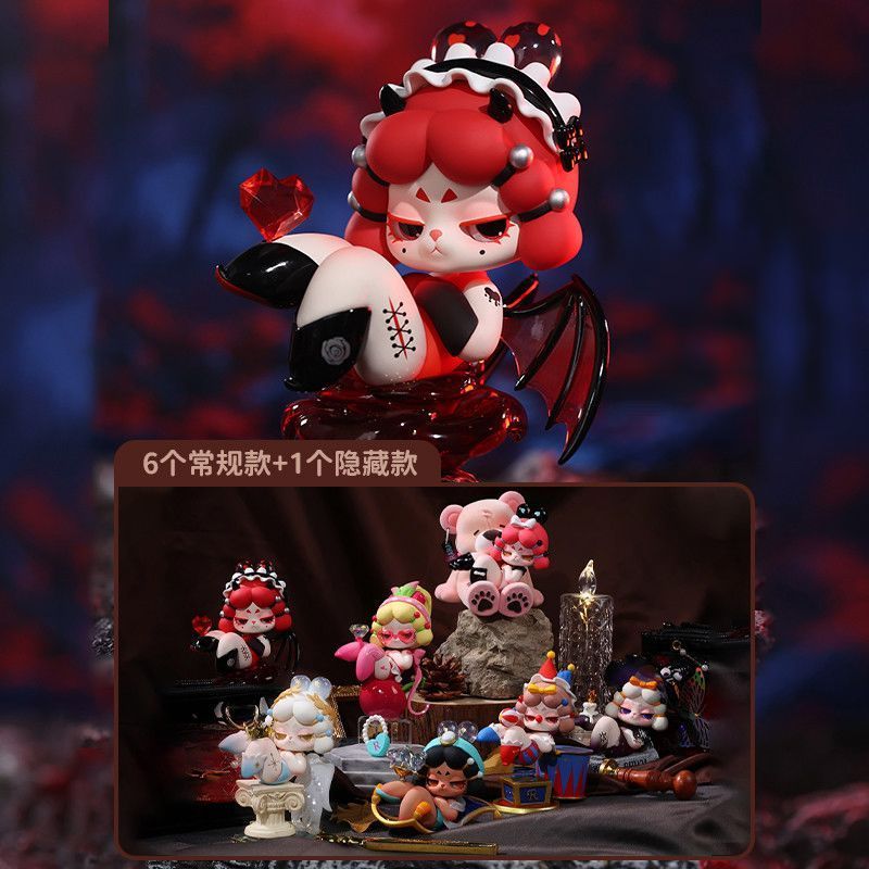 KKV อย่างเป็นทางการแท้ Miss Rara Savage Growth Series Mystery กล่องอินเทรนด์มือสํานักงานตุ๊กตาสร้างส