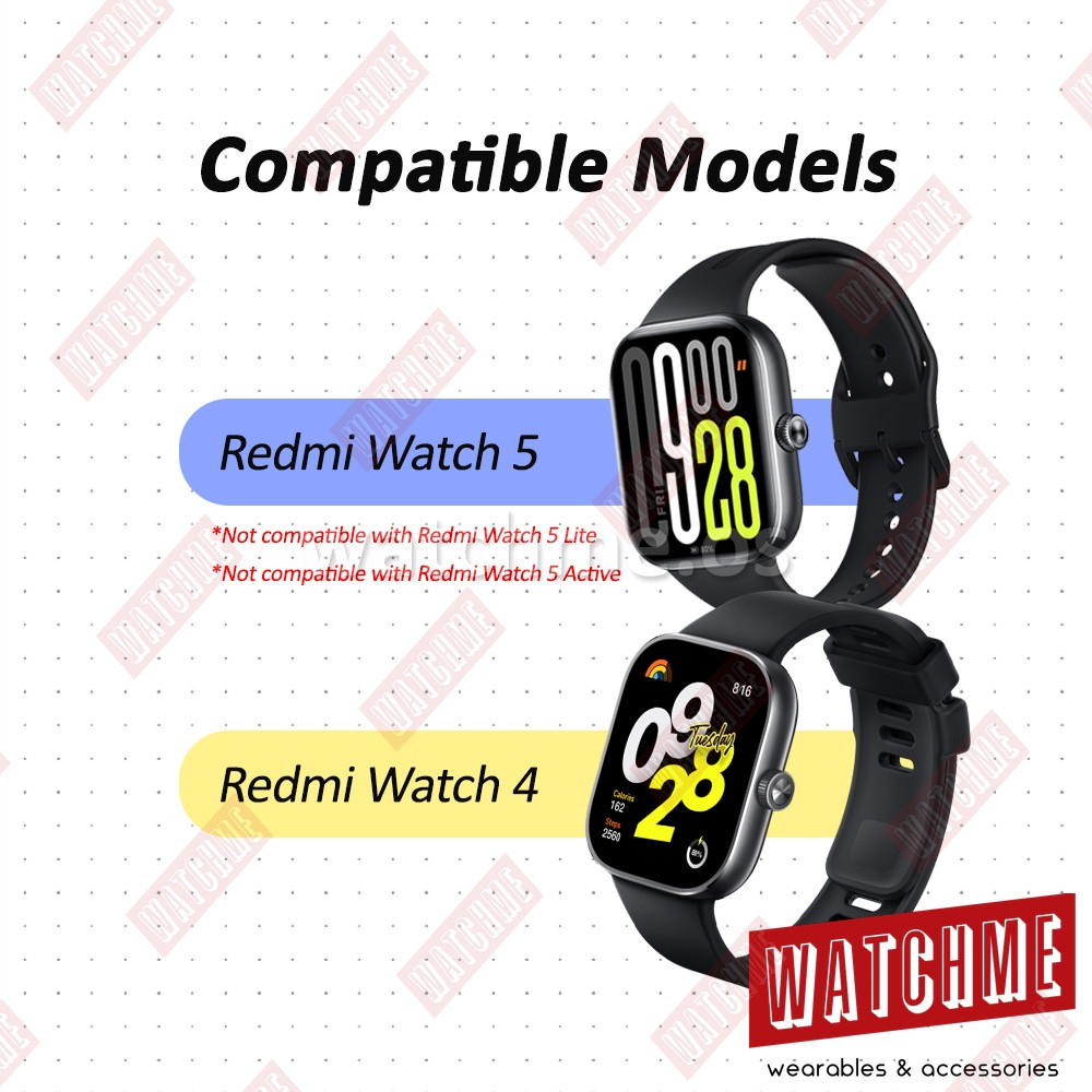 เคสป้องกัน Xiaomi Redmi Watch 5 / Watch 4, เคสอ่อน 2in1 พร้อมฝาครอบหน้าจอ (อุปกรณ์เสริม mi smart wat