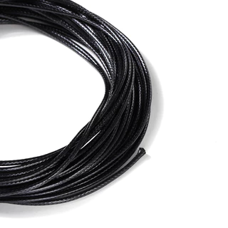 เชือกเทียนเกาหลี (0.5-2.0mm) ยาว 10m เชือกคอตตอนเคลือบเทียน สำหรับถักสร้อยคอ สร้อยข้อมือ DIY งานฝีมือ
