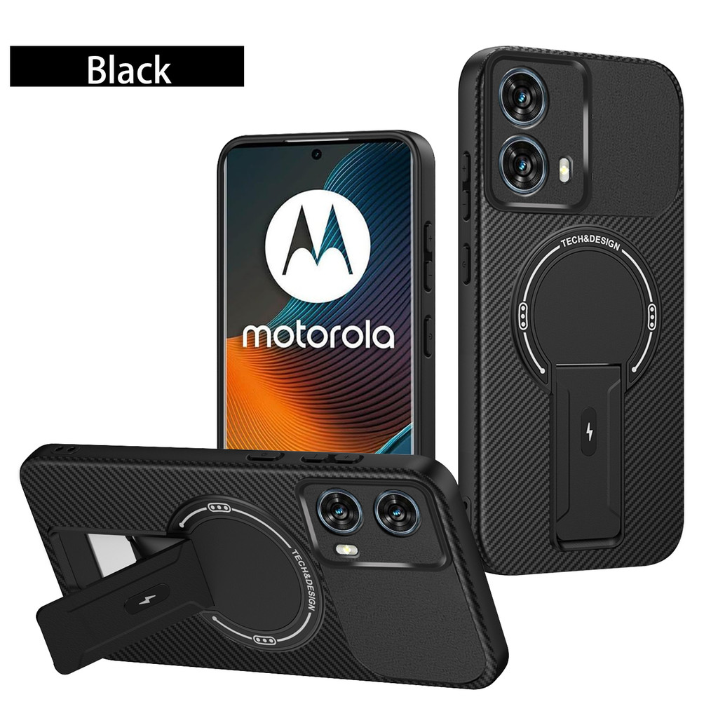 สําหรับ Motorola G96 กรณี Moto G96 เคสโทรศัพท์ Moto G96 คาร์บอนไฟเบอร์ Stent เคสโทรศัพท์