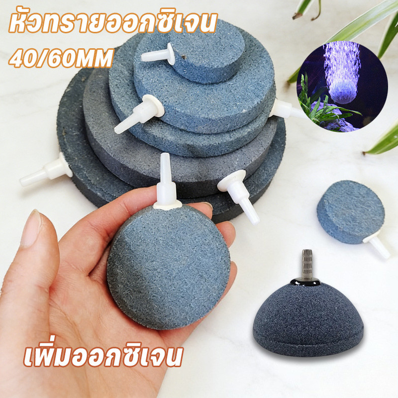 หัวทรายออกซิเจน 40MM/60MM  หัวออกซิเจน หัวทรายหลังเต่า ออกซิเจนตู้ปลา หัวทรายละเอียด หินฟองอากาศ อุปกรณ์ตู้ปลา