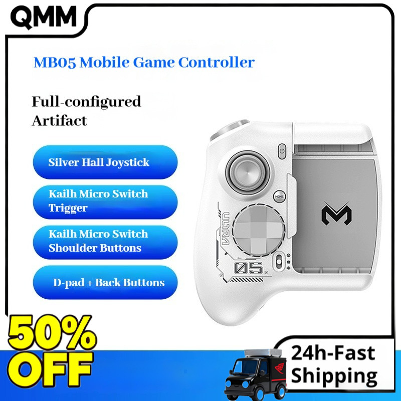 Memo Mb05 Mobile Gamepad Hall Effect จอยสติ๊ก Android Mobile Controller สําหรับ Valorant เกมส์ยิงอุป