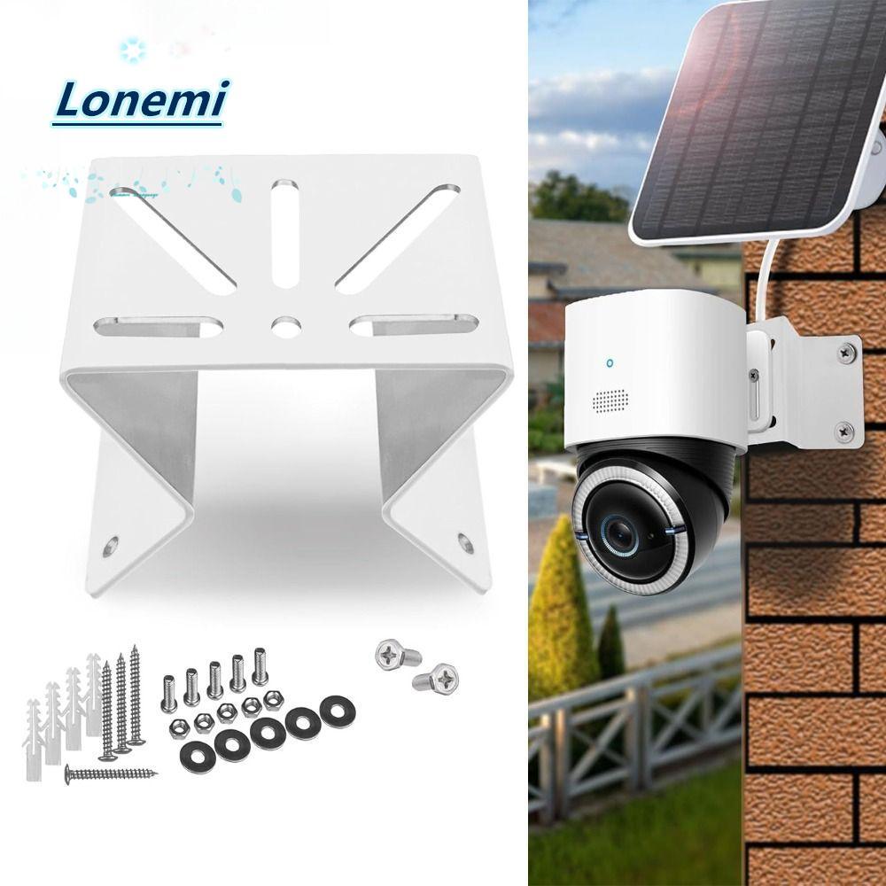 LONEMI ขายึดมุม, ขายึดผนังกลางแจ้งติดผนังสีขาว, รองรับกล้องโลหะสําหรับ S340 Eufy/PTZ Camera Ring Flo