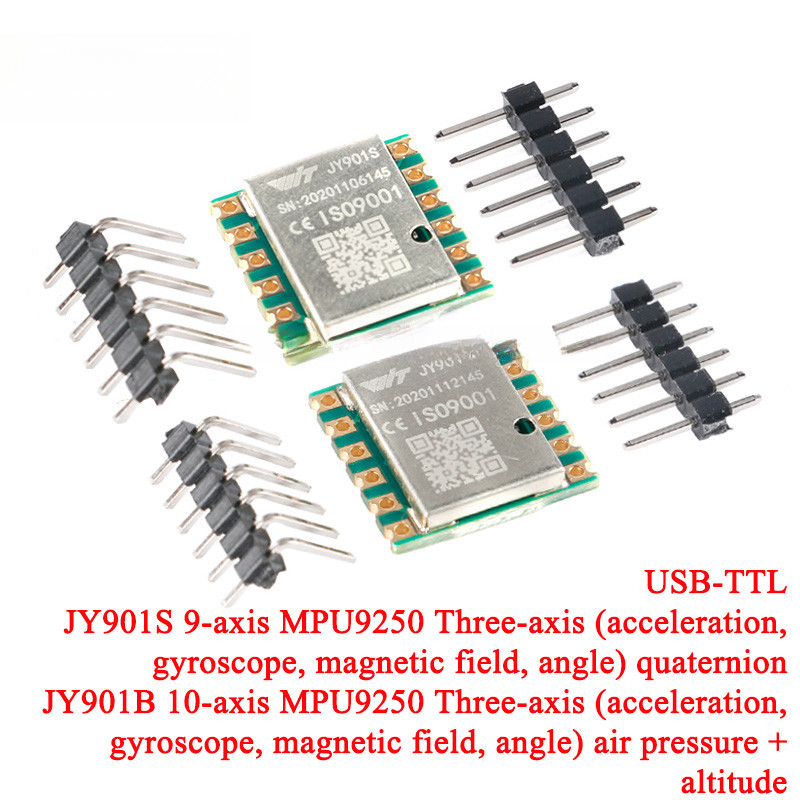 JY901S JY901B MPU9250 9 เก้าแกน Accelerometer Gyroscope MPU-9250 Magnetic Field Attitude เซ็นเซอร์มุ
