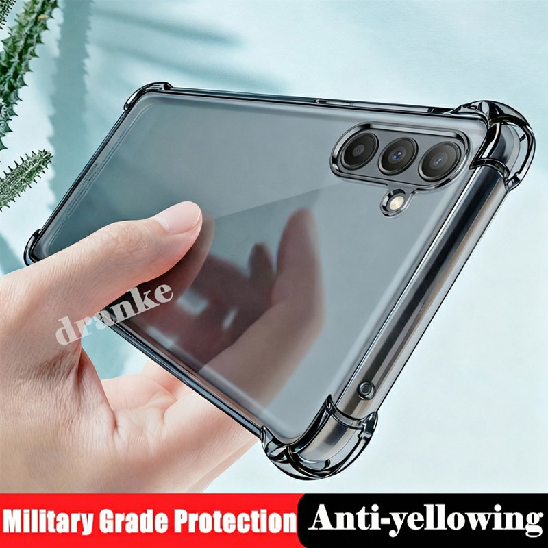 สําหรับ Samsung Galaxy A57 5G 6.7 นิ้ว SM-A576B A576Q A576U1 A576W ยืดหยุ่นซิลิโคนเหลวใสกึ่งโปร่งใส 