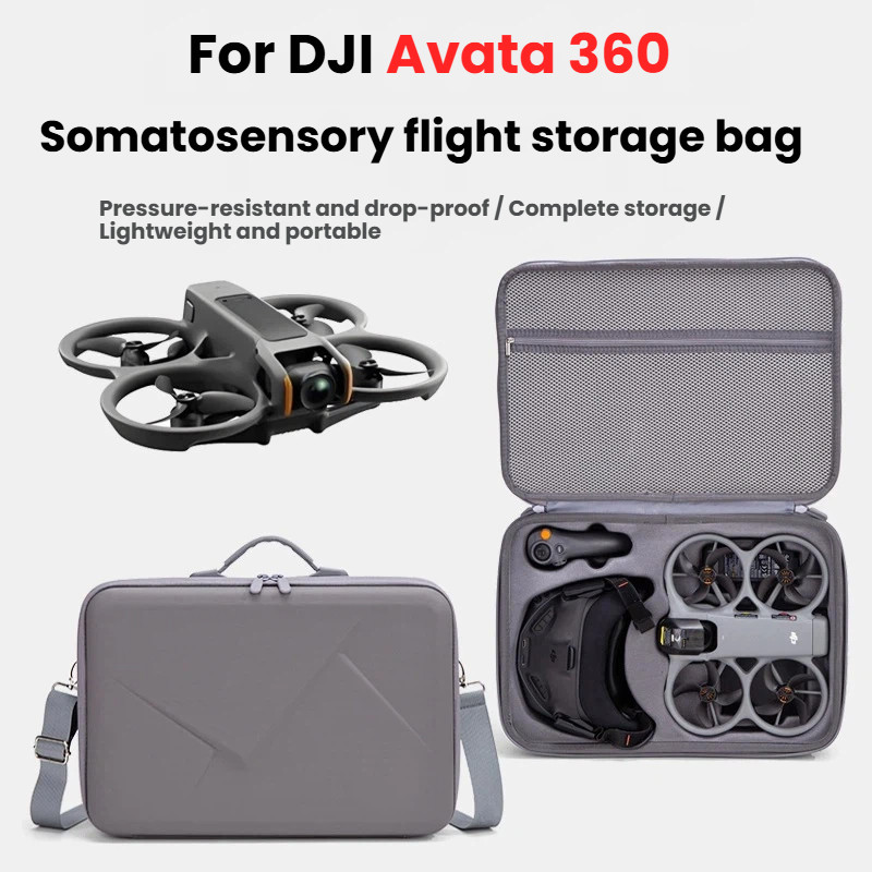 เหมาะสําหรับ DJI AVATA 360 Sensory Flying Set Storage Bag (Gogles N3 และ RC2), AVATA 360 Smooth Flying Set กระเป๋าสะพายไหล่มือถือ