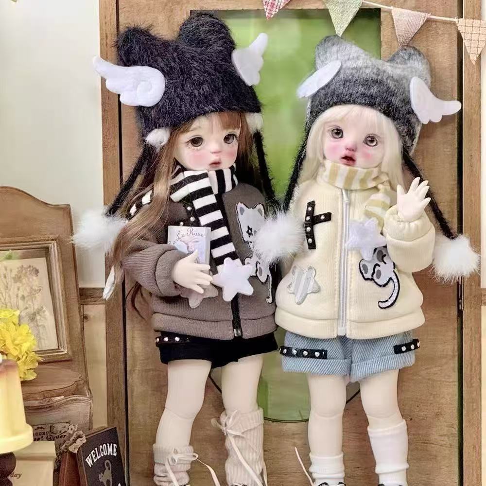 ตุ๊กตา บีเจดี ชุดฤดูหนาวสไตล์บ้านน่ารักเหมาะสําหรับตุ๊กตาขนาด 1/6 [ไม่รวมตุ๊กตา]