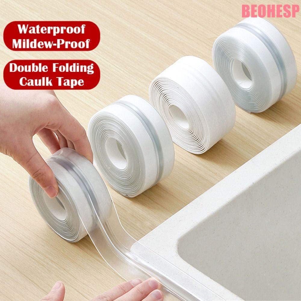 BEOHESP เทปกาว, โรคราน้ําค้างสายคู่ห้องครัว Sealant Strip, Professional สีสันห้องน้ํา Tub Counter Sh