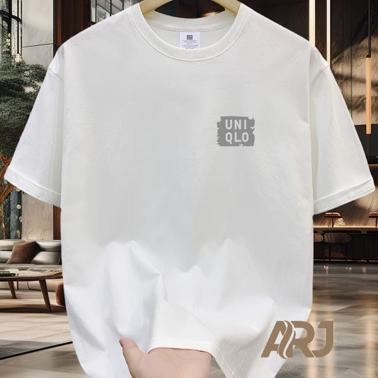 ย้อนยุคUniqlo Belik เสื้อยืด Uni Chlo ลายข้อความ unisex เสื้อยืดผ้าฝ้ายแขนสั้นเสื้อยืดผู้ชายและผู้หญิงS-5XL