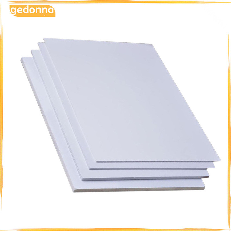 [gedonna] PVC Sheet Foam Board Plastic White Sheet DIY Model Building craft package Of 5