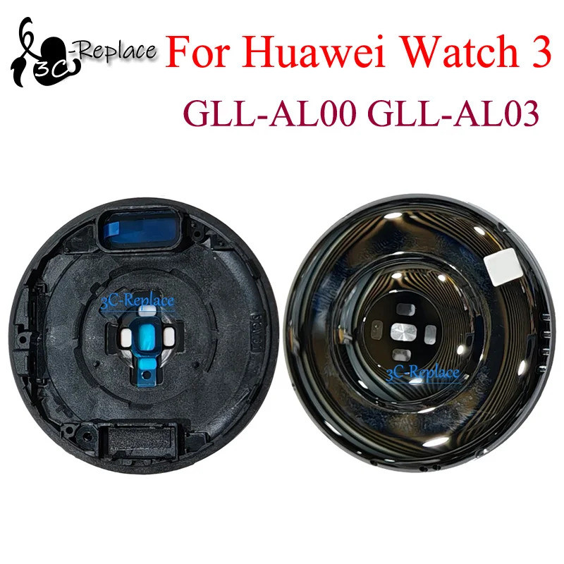 1.43 นิ้วสําหรับนาฬิกา Huawei 3 46 มม.GLL-AL00 GLL-AL03 แบตเตอรี่ปกหลังด้านหลังเปลี่ยนชิ้นส่วน