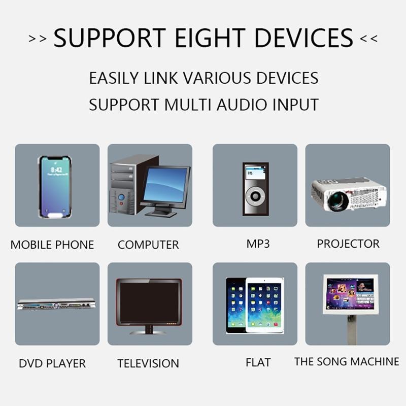 12V DC 220V 1000W เครื่องขยายเสียงมินิบลูทู Bluetoothสเตอริโอ Mini Amplificador เครื่องขยายเสียง เครื่องเล่นเพลงสำหรับรถ - รูปที่ 5